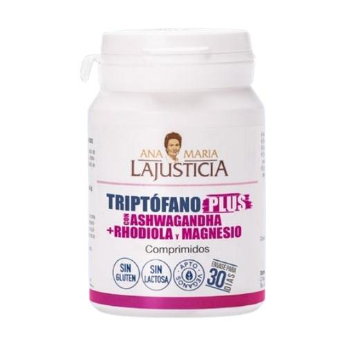 Tryptophan plus med ashwagandha + rhodiola och magnesium Ana María LaJusticia 60 tabletter