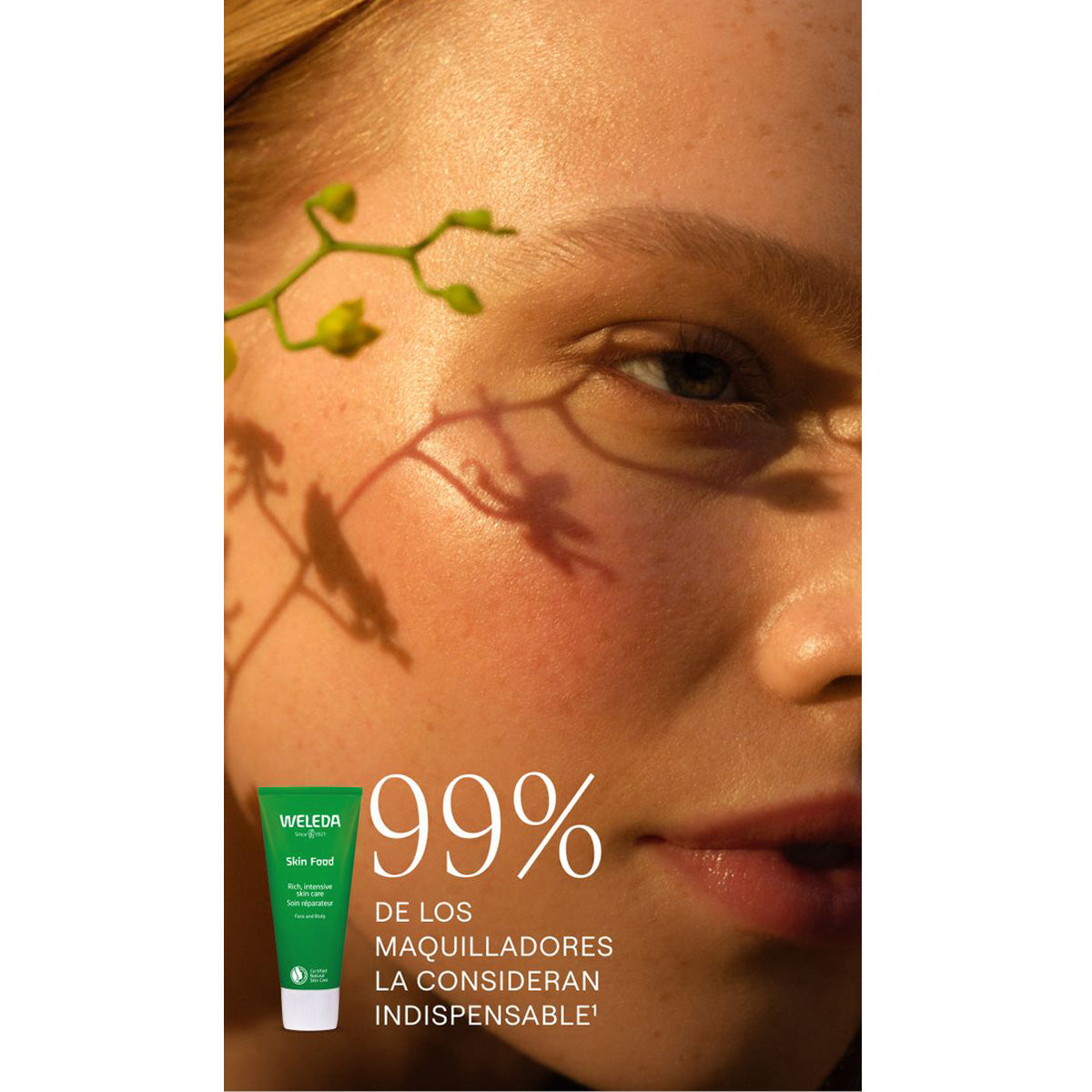 Coffret GLOW Skin Food Original 75 ml + cadeau pour les lèvres, Weleda