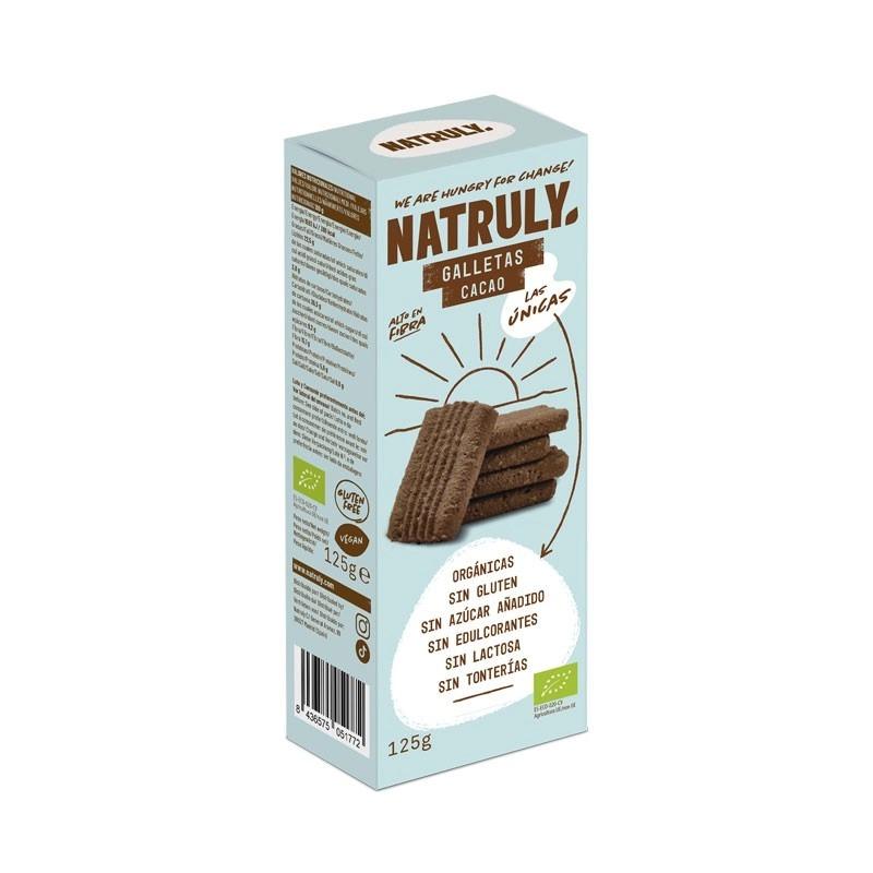 Ciasteczka o smaku kakaowym BIO Natruly 125 g