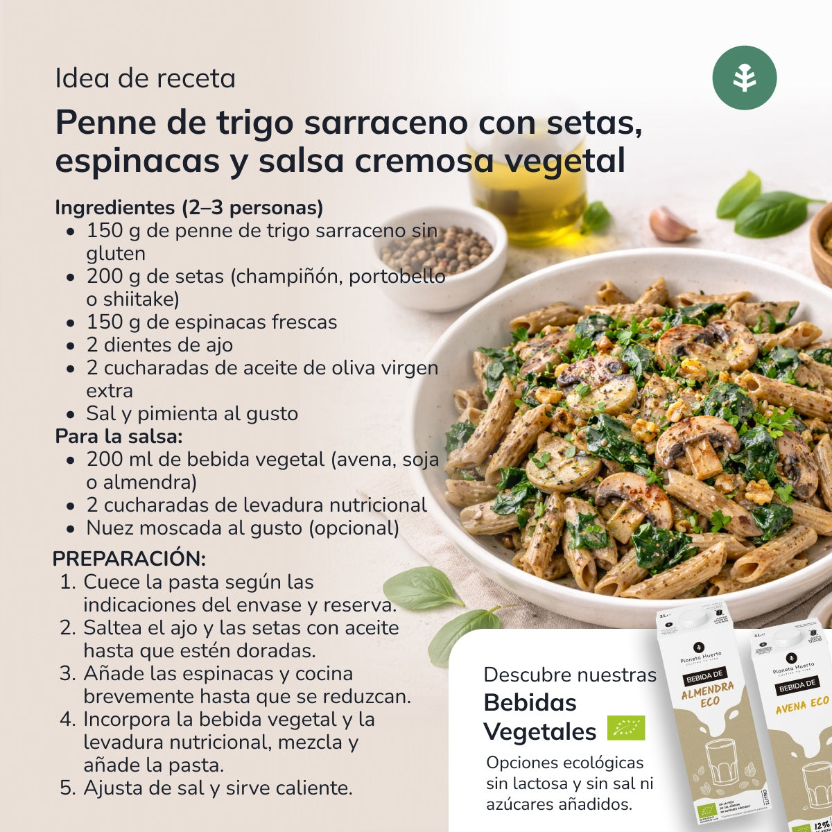 Glutenfreie Bio-Buchweizen-Nudeln Planeta Huerto 500 g