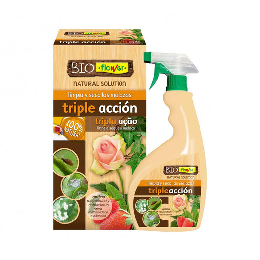 Drievoudige werking tegen insecten, melasse en schimmels BioFlower klaar voor gebruik