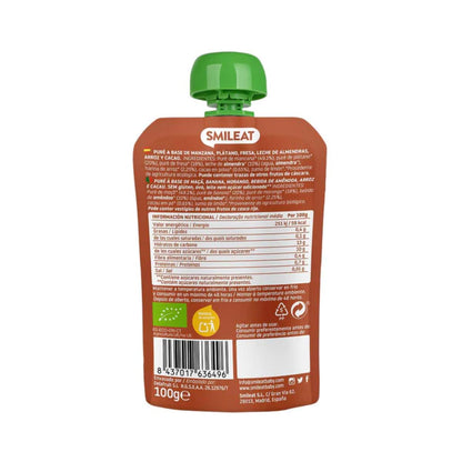 Beutel Mandel, Kakao und Erdbeere ECO Smileat, 100 g