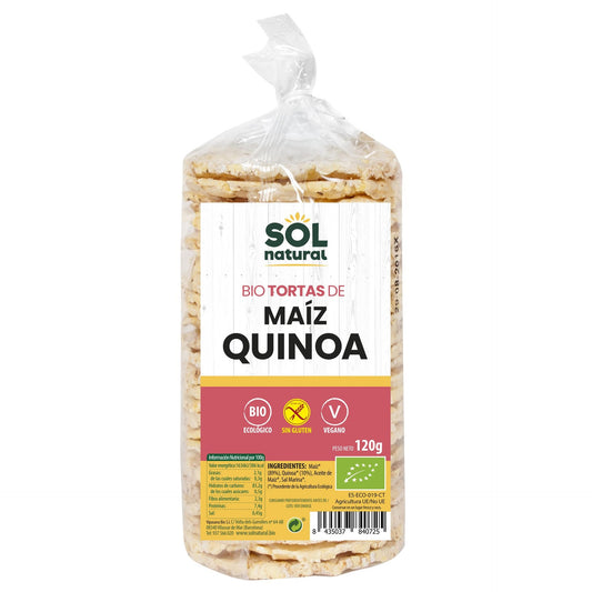 Sol Natural Organic Gluten-Free Corn and Quinoa Pancakes 120 g