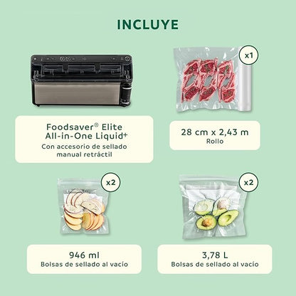 Machine sous vide Elite All-in-One Liquid+ VS5910X Foodsaver