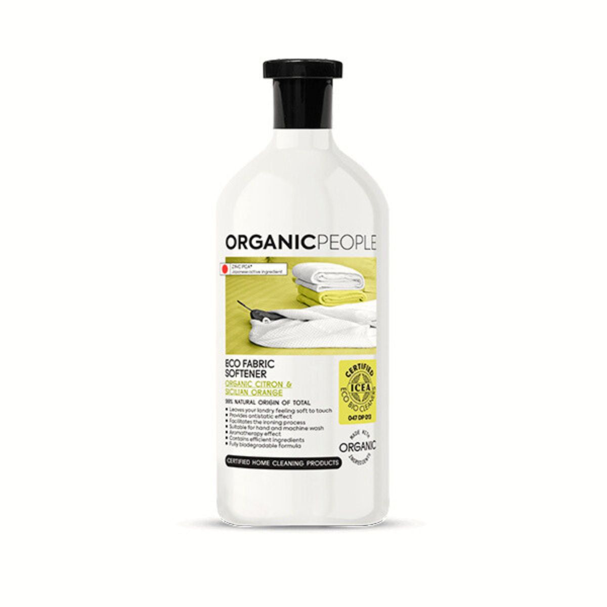 Ammorbidente ECO Limone e Arancia Siciliana Biologici, Organic People, 1000 ml