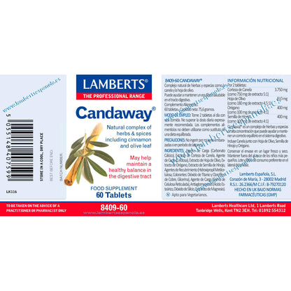 Candaway Lamberts 60 tabletten