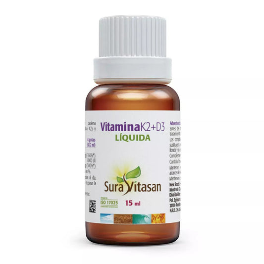 Vitamine K2+D3, Sura Vitasan, 15 ml