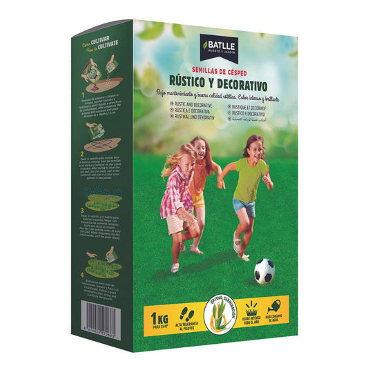 Graines de gazon rustique et décoratif Batlle 5 kg