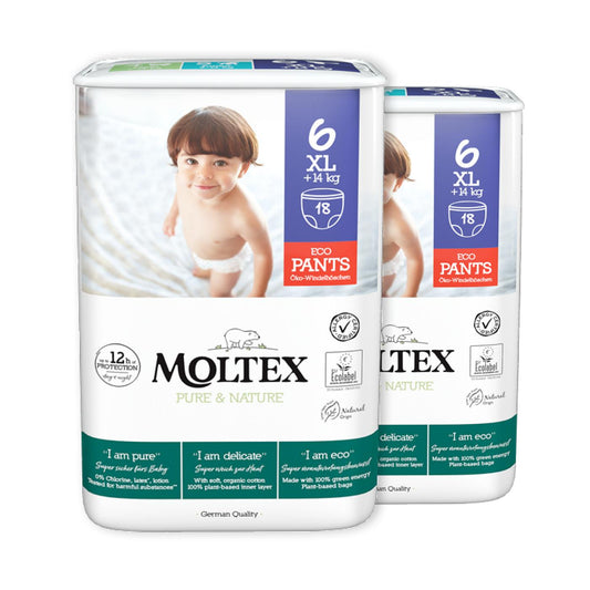 SPECIALERBJUDANDE Moltex Pure & Nature T6-byxor (+14 kg), 36 st