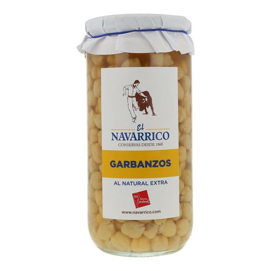 Kichererbsen El Navarrico 720 ml Glas