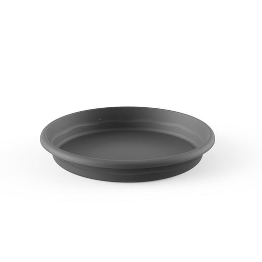 Piattino per vaso terra color antracite D 30 x 4,4