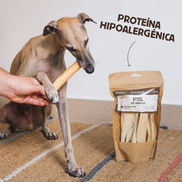 Natürlicher Kausnack aus Pferdehaut Wild Balance 100 g