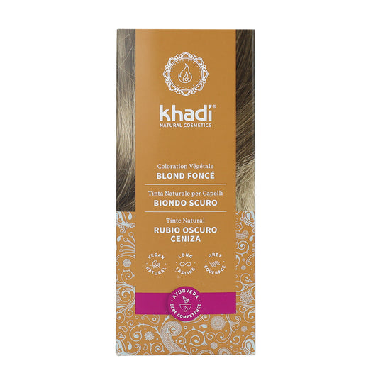 Khadi natural dark ash blonde hair dye 100 g