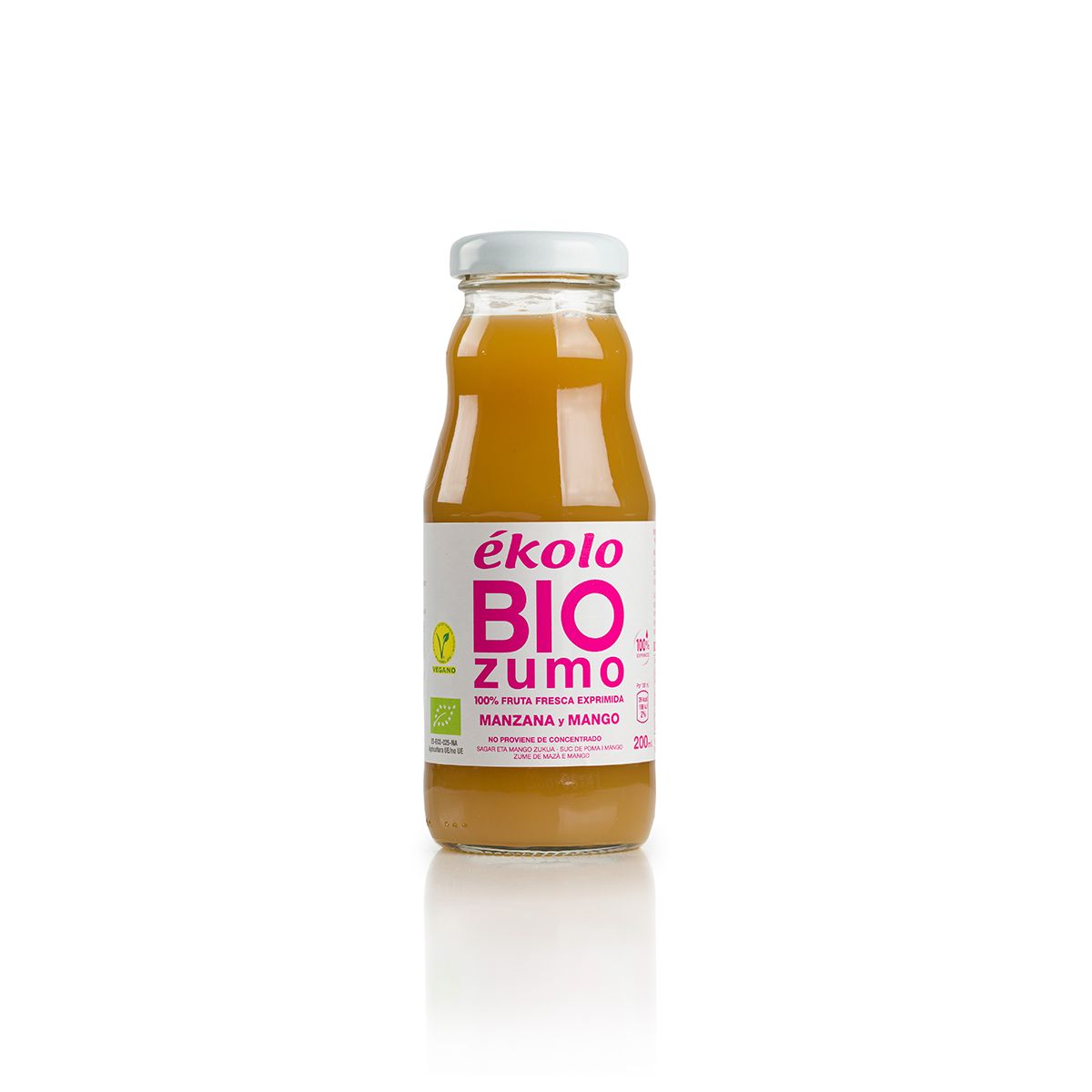 Succo di mela e mango biologico 100% spremuto Ékolo 200 ml
