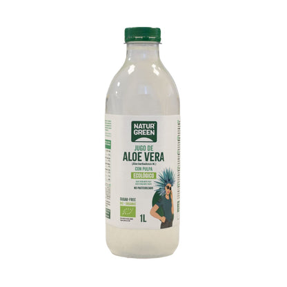 Aloe vera-juice med fruktkött NaturGreen 1 l