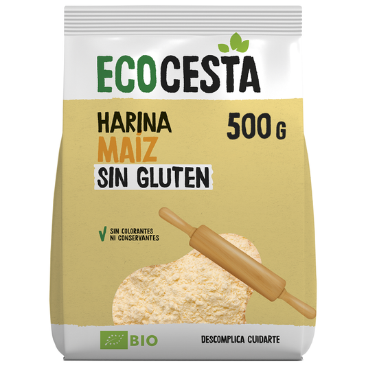 Organic Corn Flour, 500 g Ecocesta