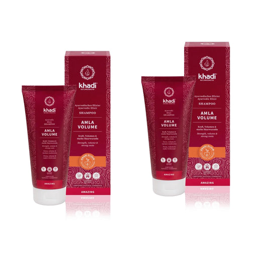 Confezione da 2 shampoo Amla Volume, Khadi, 200 ml