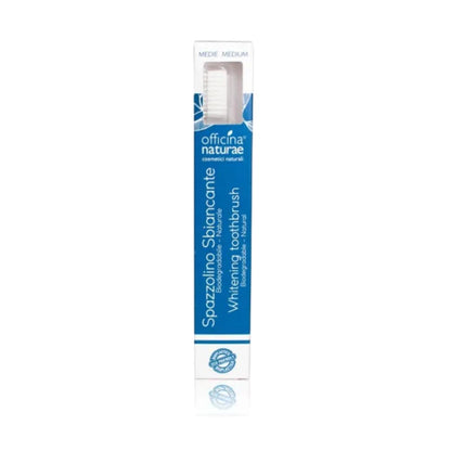 Brosse à dents blanchissante sans plastique et compostable Officina Naturae