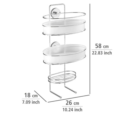 Panier mural pour salle de bain VacuumLoc Wenko
