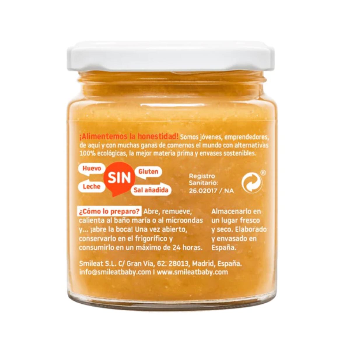 Petit pot bio potiron et courgette +6 mois Smileat 230 g