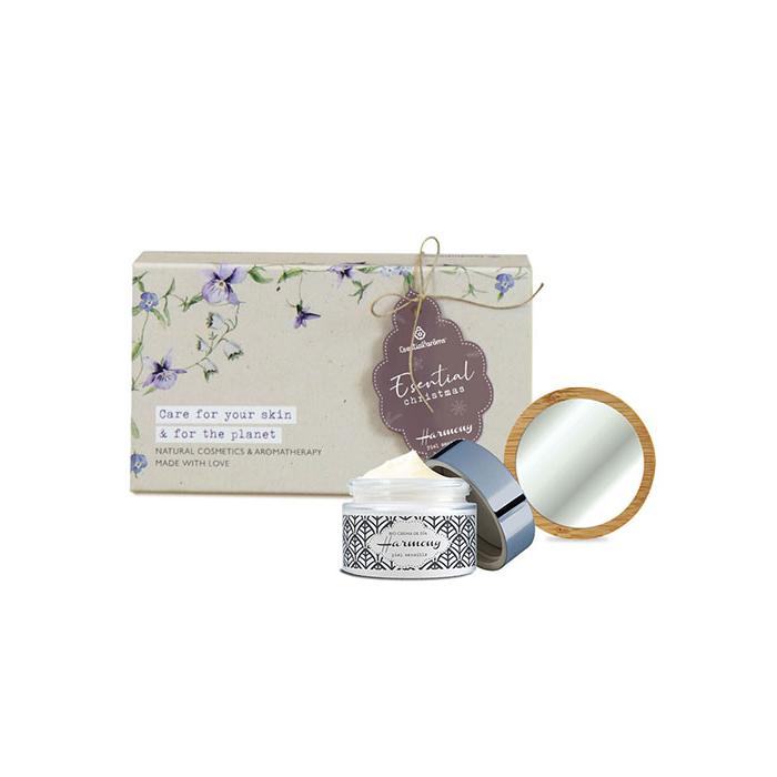 Pack Harmony: crema da giorno + specchio in bambù Esential’Arôms.