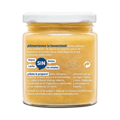 Bio-Glas mit Bio-Gemüse und Kabeljau Smileat 230 g