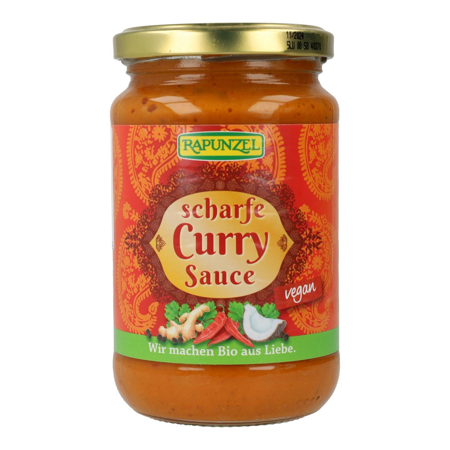 Rapunzel Vegane scharfe Currysauce 340 ml