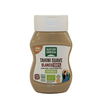 Tahini Suave Blanco Antigoteo Bio NaturGreen 270 g