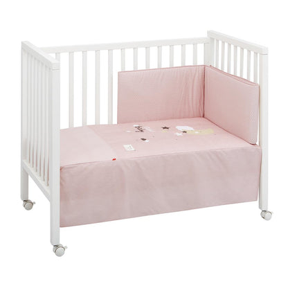 Set aus Bettdecke + Schutz für Kinderbett von BE 60 x 120 cm, verschiedene Farben Lion Kreide