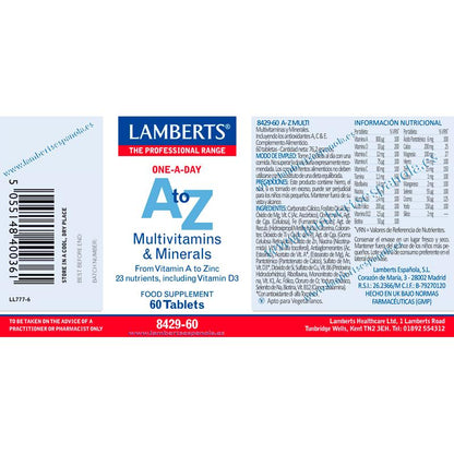 A-Z Multi Lamberts, 60 tablets