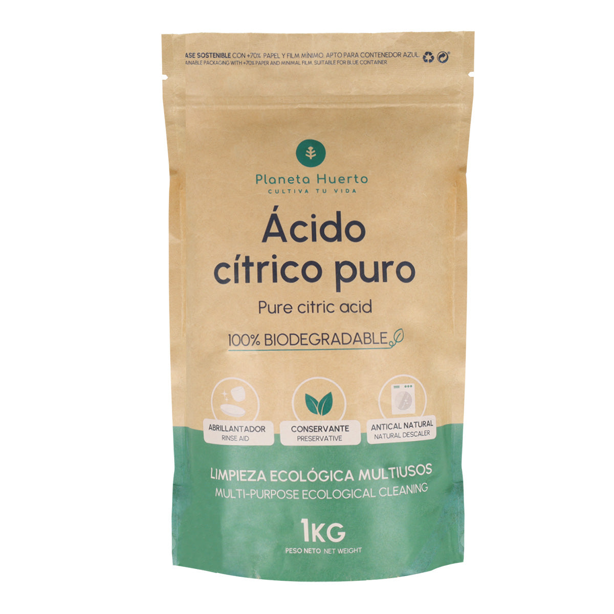 Citroenzuur Planeta Huerto 1 kg