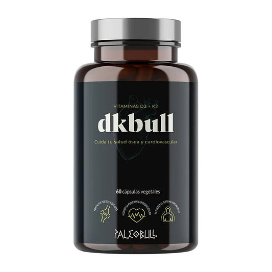 DKbull Vitamine D3 + K2 Paleobull 60 Kapseln