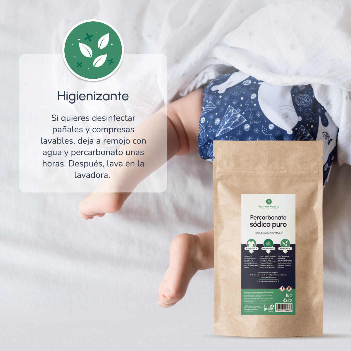 Förpackning 3xPerkarbonat Natrium Planet Garden 1 Kg