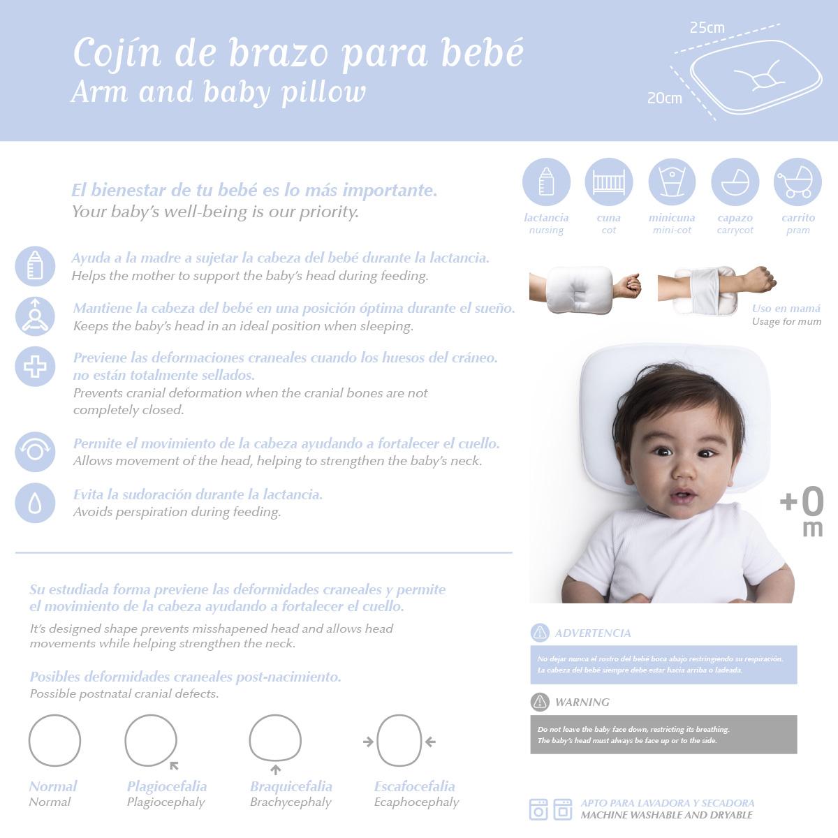 Armkissen für Babys von Cambrass Rosa