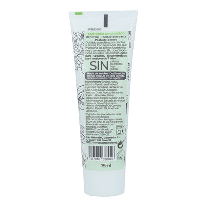 Zahnpasta mit Minze und Echinacea, fluoridfrei, NaturaBio 75 ml