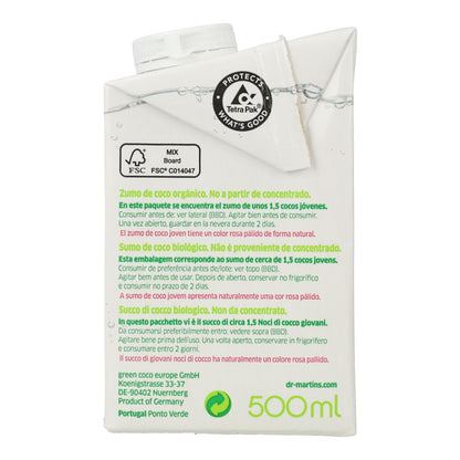 Dr. Martins Natural Coconut Water Drink 500 ml