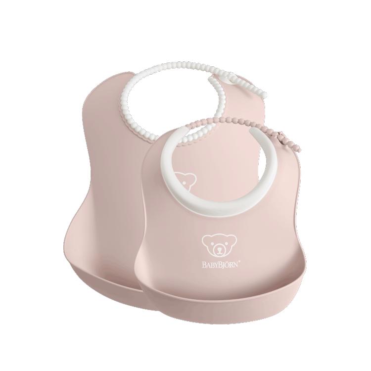 Set mit Lätzchen in 2 Größen, pastellblau