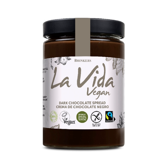 Vegane, glutenfreie Zartbitterschokoladencreme, La Vida Vegan, 270 g