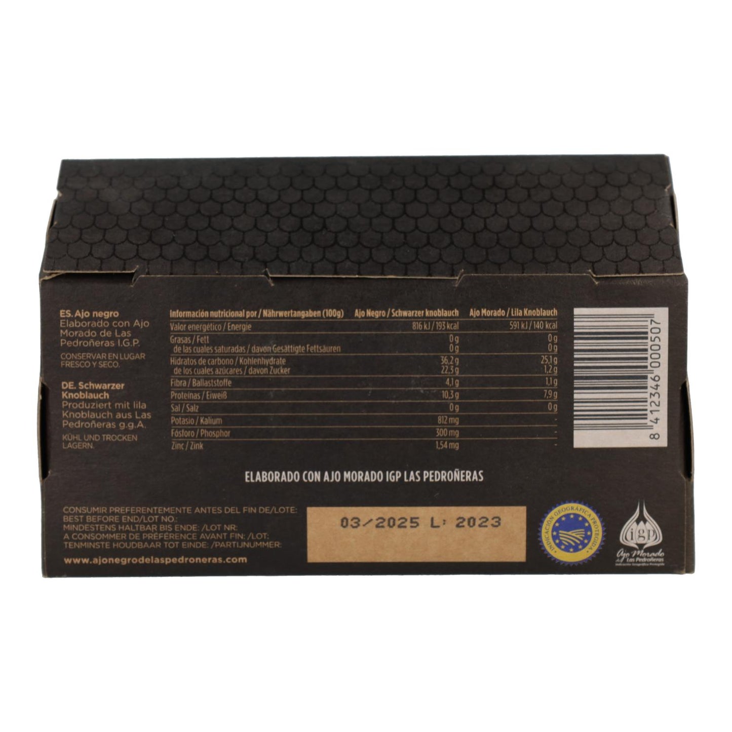 Schwarzer Knoblauch g.g.A. aus Las Pedroñeras (2 Knollen)