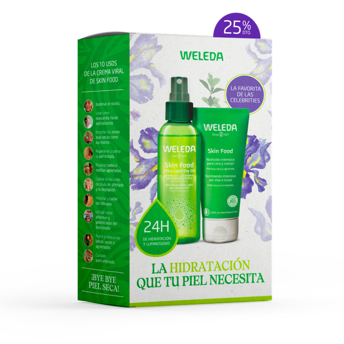 EDYCJA LIMITOWANA Skin Food Pack Olej + Original Weleda 30 ml