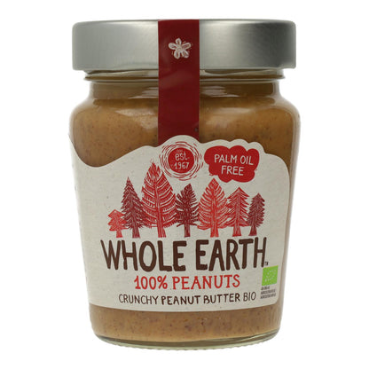 Beurre de cacahuète bio croquant, 227 g. Whole Earth
