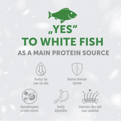 Nature's Protection White Dog Grain-Free Adult Small Breed Fish Food 1.5 kg