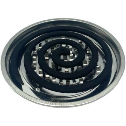 Espiral antimosquitos citronela con soporte metálico 10 ud Roura