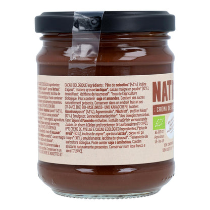 BIO-Kakao- und Haselnusscreme Natruly 200 g