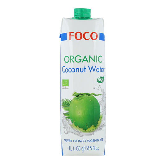 100% reines, natürliches ECO-Kokoswasser Focus 1L