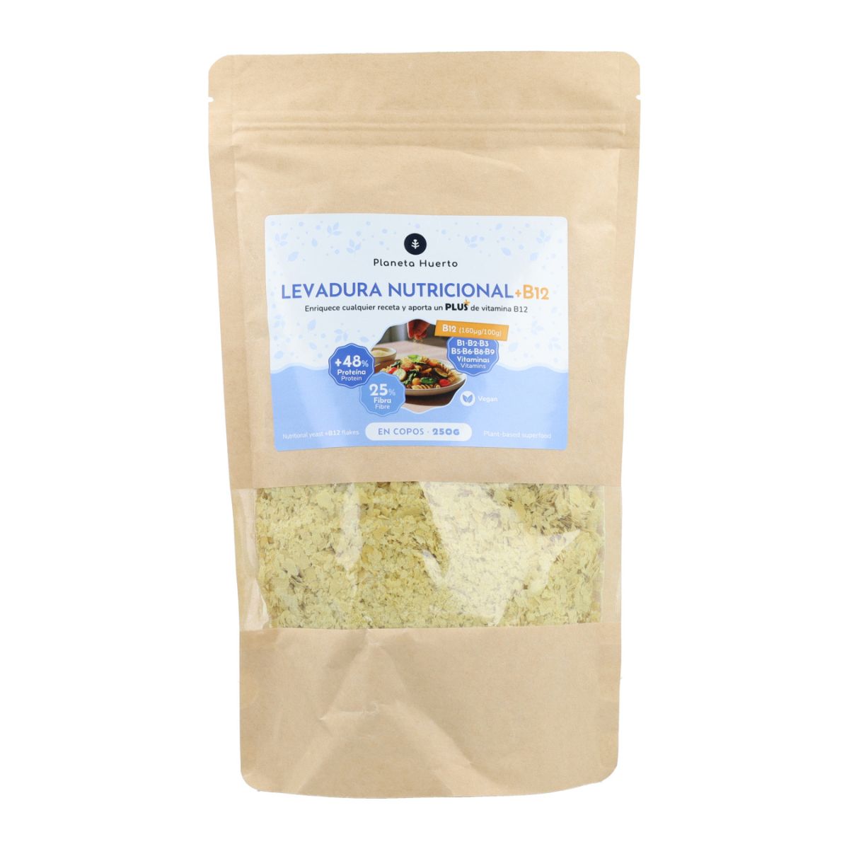 Levure nutritionnelle + B12 Planeta Huerto
