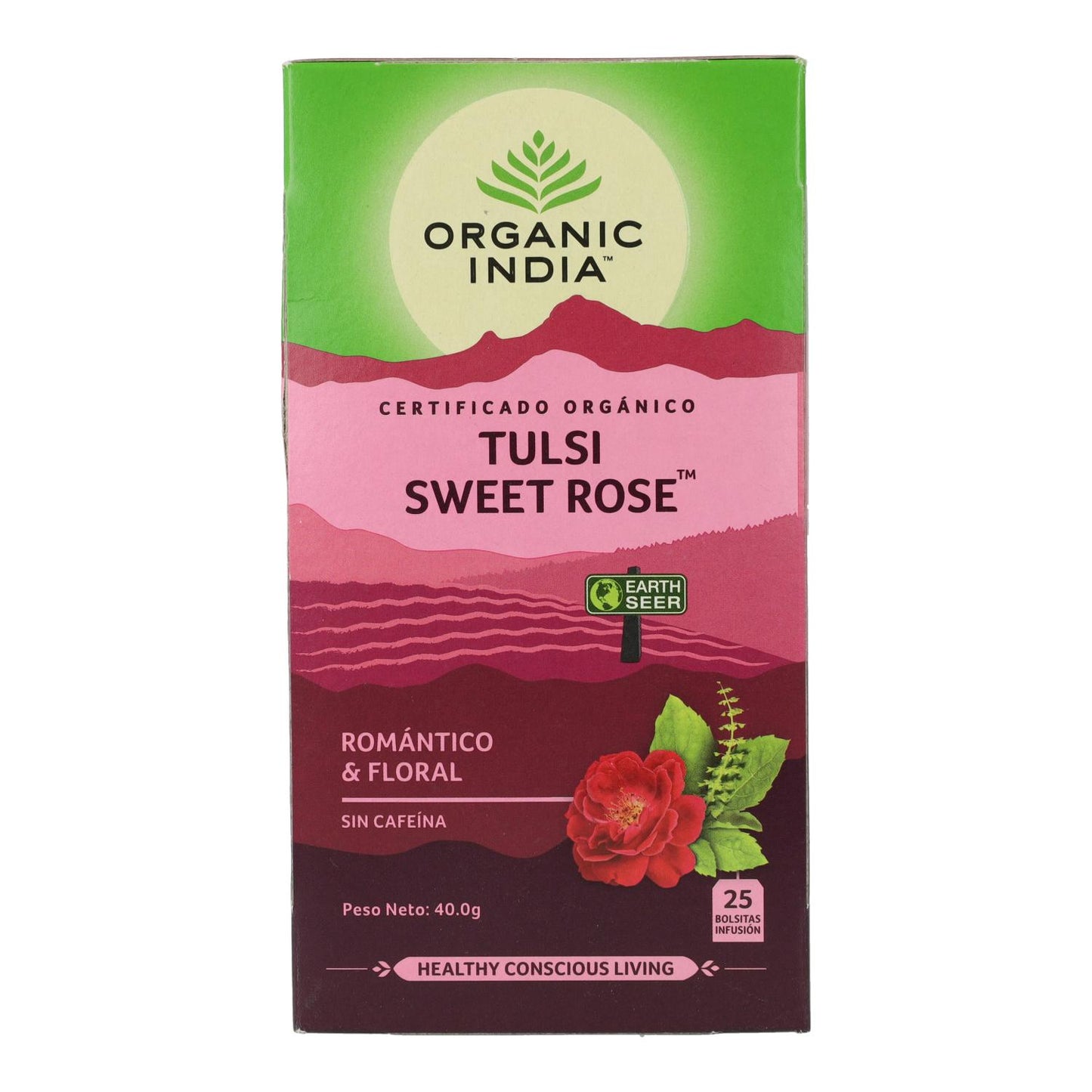 Tulsi Sweet Rose Bio Inde 25 sachets
