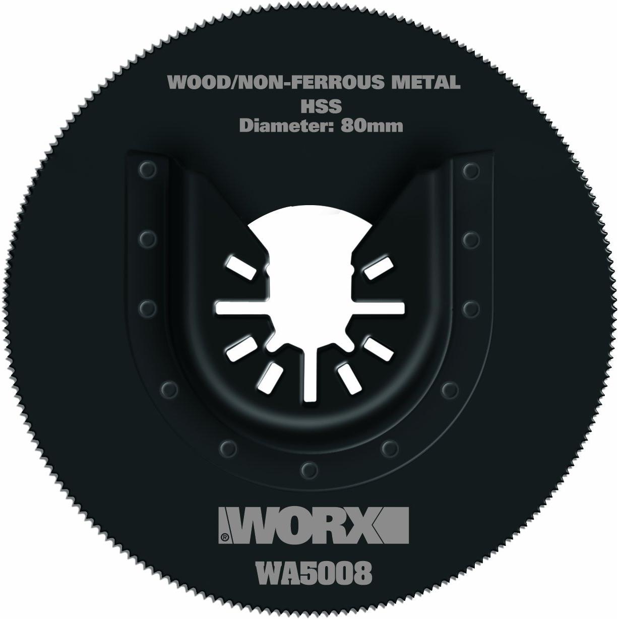 Zaagblad voor cirkelzaag HSS 80 mm - Worx