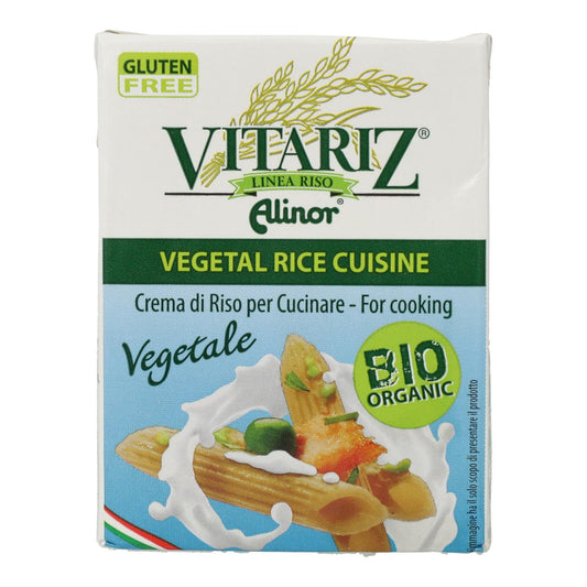 Biologische vloeibare rijstcrème om mee te koken Vitariz 200 ml