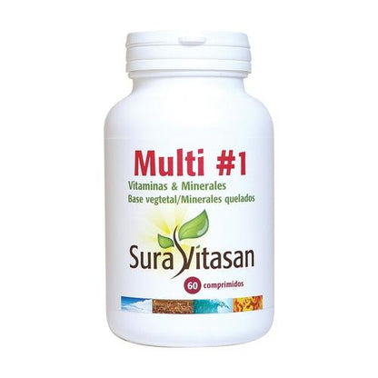 Multi #1Vitaminer & Mineraler 60 tabletter  Sura Vitasan